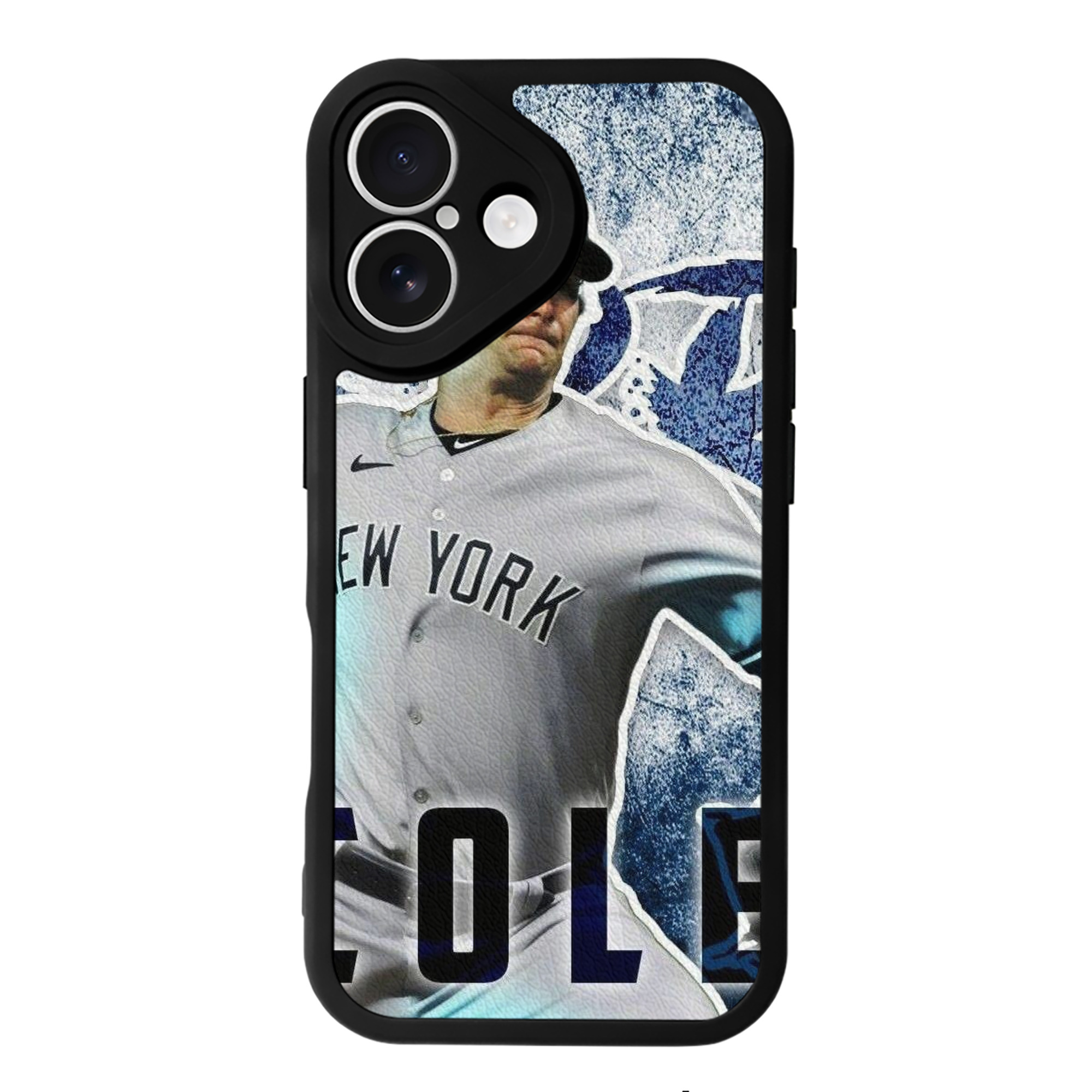 Gerrit Cole 31 IPhone 16 Silicone Leather Case – UV Print, Lambskin Texture – Perfect Fit, Wireless Charging Compatible, Scratch Resistant, Precise Cutouts – Stylish Protection For IPhone 16